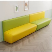 休息区沙发 办公等候长椅沙发 2m长*55cm宽*70cm高 颜色下单备注