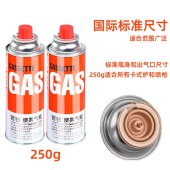 卡式气瓶 便携户外野营烧烤安全气瓶 丁烷瓦斯煤气罐 原装250g/1瓶
