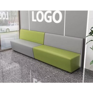 休息区沙发 办公等候长椅沙发 2m长*55cm宽*70cm高 颜色下单备注