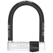 虎顿（HOTUN）A136 U型锁摩托车电动车自行车三轮车U型锁C级防盗锁 120mm宽