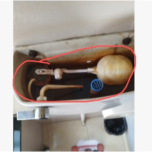 老式马桶水箱配件套装 浮球阀进水阀侧扳单按通用版（单位：套）