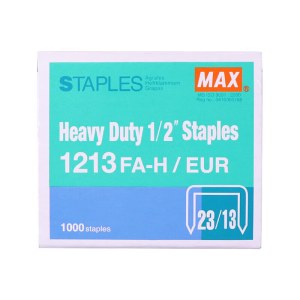 美克司 1213FA-H 加厚大号订书钉 适用23/13 1000枚/盒