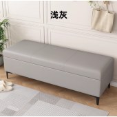 换鞋凳 门口入户可坐鞋柜长条储物凳 150*40*42cm 储物款 灰色