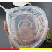 一次性餐盘 6寸 圆盘 塑料盘 直径约155mm 10只/包 单位 包