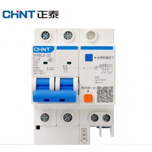 正泰 NXBLE-32-2P-C10-30mA-6kA 小型漏电保护断路器 漏保空气开关
