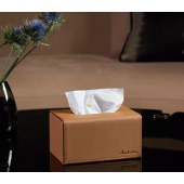 简约皮革抽纸盒  大号椰棕色 225mm*130mm*100mm L号抽纸专用  （单位：个）