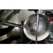 不锈钢粗眼漏勺 笊篱 直径30cm  总长度49cm (单位：个)