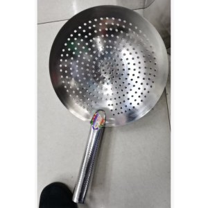 不锈钢粗眼漏勺 笊篱 直径30cm  总长度49cm (单位：个)