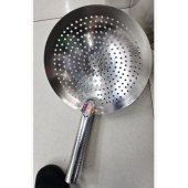 不锈钢粗眼漏勺 笊篱 直径30cm  总长度49cm (单位：个)