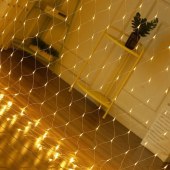 灯网  3*2米 黄色 可以串联 多片可共用插头 圆孔接口 需另配插头  单位 片