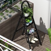 镁多力 五步梯 家用铝合金折叠梯 加厚人字梯 多功能工程铝梯 单位 个