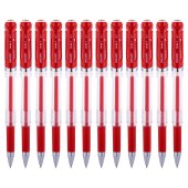 得力 S20 中性笔0.7mm子弹头(红)（12支/盒）