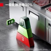 德玛仕 1.8*0.8*0.8M【全冷藏|数显款】 冷藏工作台 操作台冷柜