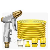 高压水枪 50米 加厚防爆水管 接头套装 家用接自来水洗车水枪水管 单位 套