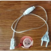 闪烁款插头 二孔款 串灯彩灯适用  单位 个