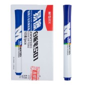 晨光 AWMY2201 易擦白板笔 S01 蓝色 单头 10支/盒 单位 盒