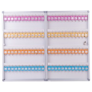 得力 50802 钥匙管理箱 398*63*630mm 铝合金  96位 单位 个