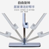亿丽佳 2512 平板拖把 免手洗自动回弹脱水拖布 板头40cm 带原装纤维拖布 赠一块纤维拖布 单位 套
