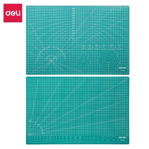 得力 78401 A3 耐用PVC切割垫板 45*30cm 桌垫/鼠标垫/书写垫  绿色 单位 个