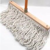 棉线拖布 木头杆 白色线条 线拖布 600mm宽 三角铁片加固款 单位 个