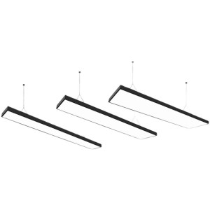 办公灯 15cm*120cm 65W 含吊绳 LED长条灯 黑色 单位 个