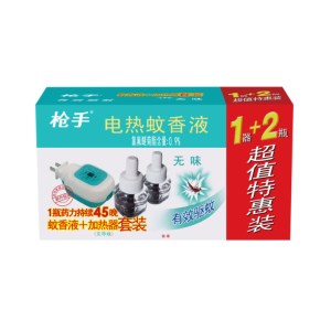 枪手-电热蚊香液 蚊香液*2+加热器*1 单位：套