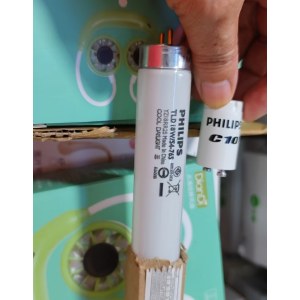 飞利浦T8日光灯管+跳泡  老式灯管 TLD 18W白光 60cm 54/765 （单位：个）